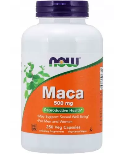 NOW Foods Maca 500 mg 250 kapsułek zdjęcie