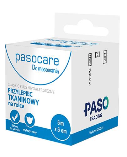 Pasocare przylepiec tkaninowy 5m x 5cm 1 sztuka zdjęcie