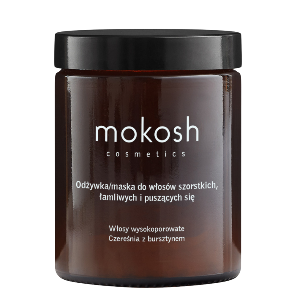 MOKOSH Odżywka maska do włosów szorstkich, łamliwych i puszących się Czereśnia z bursztynem, 180 ml zdjęcie