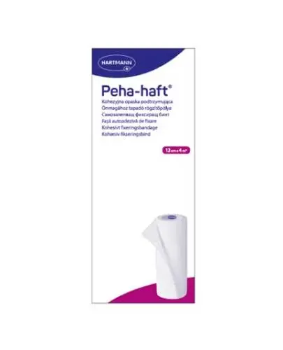 Peha-Haft, Opaska podtrzymująca kohezyjna 12 cm x 4 m, 1 sztuka zdjęcie