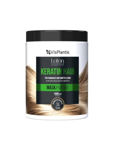 Vis Plantis Loton Keratin Hair maska do włosów zniszczonych i łamliwych z keratyną 1000 ml zdjęcie