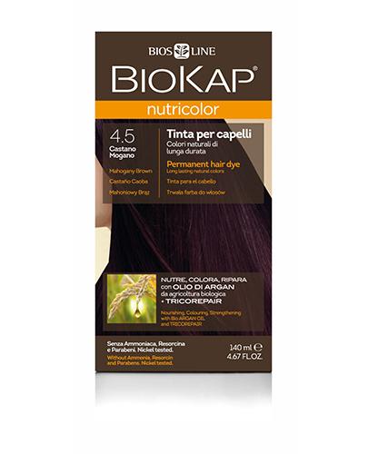 BioKap Nutricolor Farba do włosów 4.5 Mahoniowy Brąz, 140 ml zdjęcie