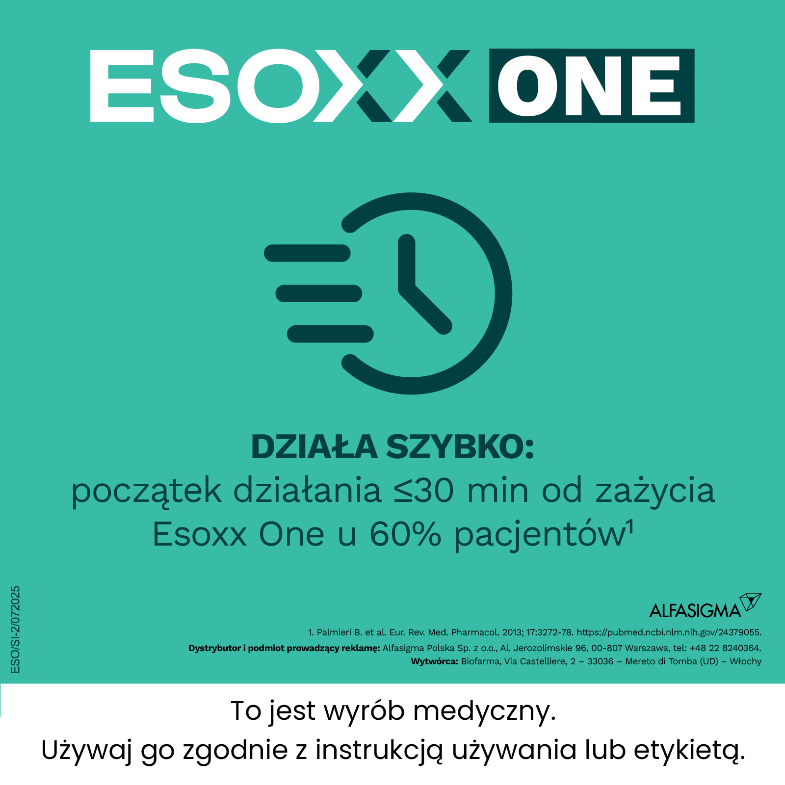 Esoxx One, saszetki 10 ml, 20 sztuk