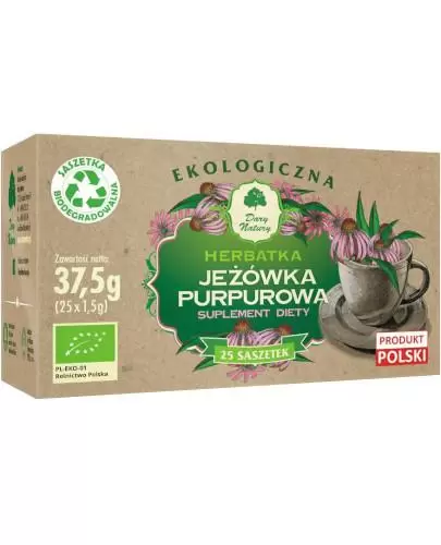 Dary Natury herbatka Jeżówka purpurowa 25 saszetek zdjęcie