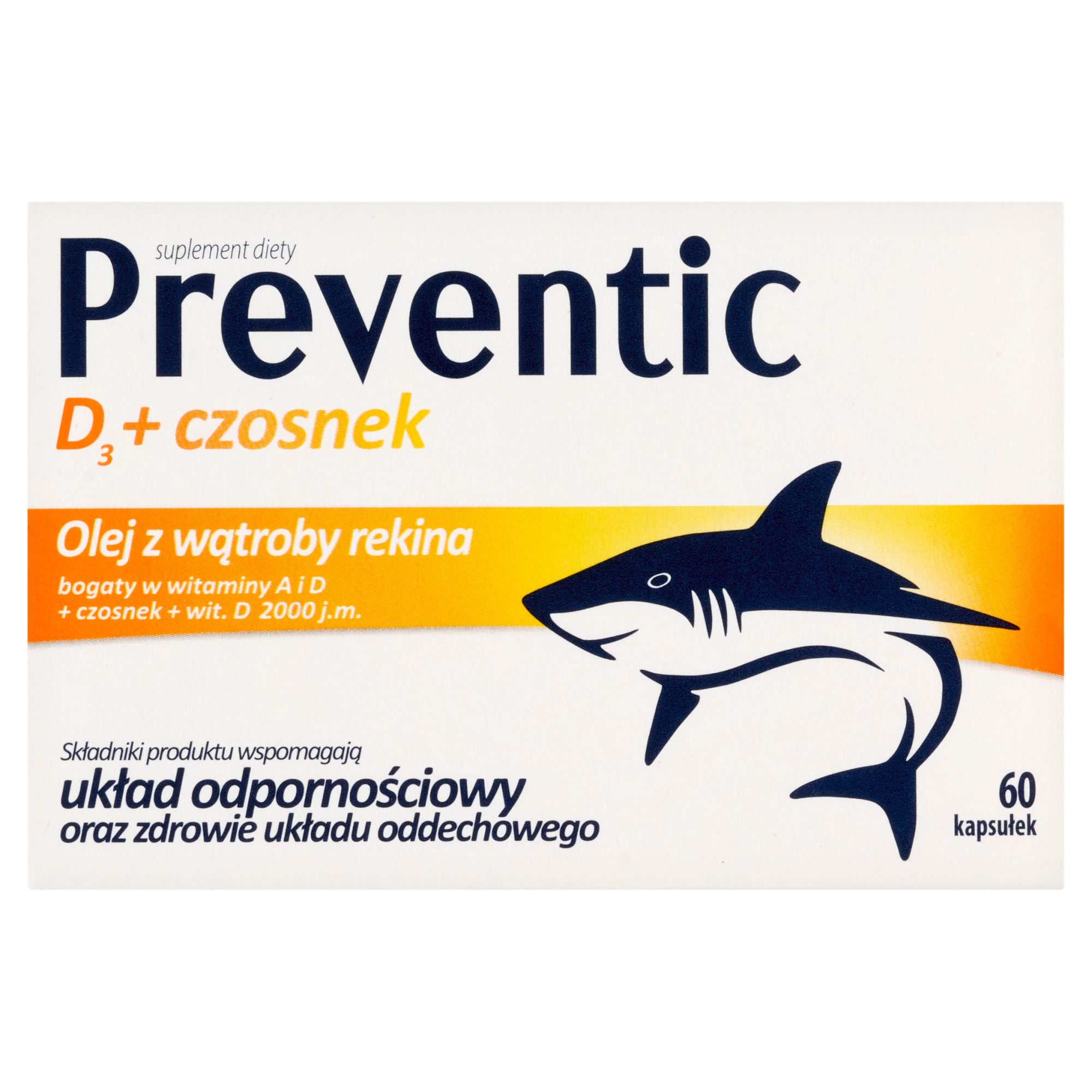 Preventic D3 + czosnek 60 kapsułek zdjęcie