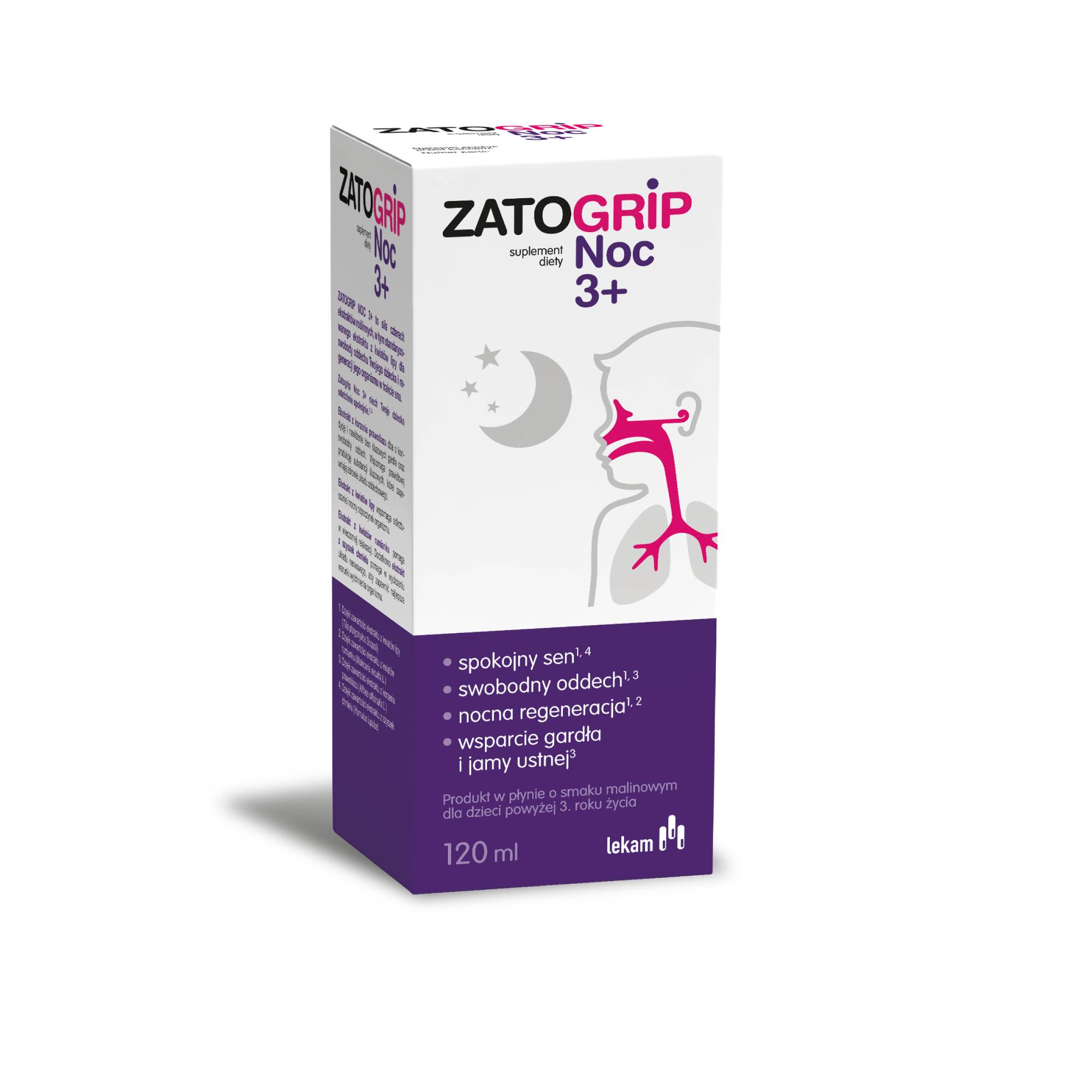 Zatogrip Noc 3+, płyn, 120 ml zdjęcie