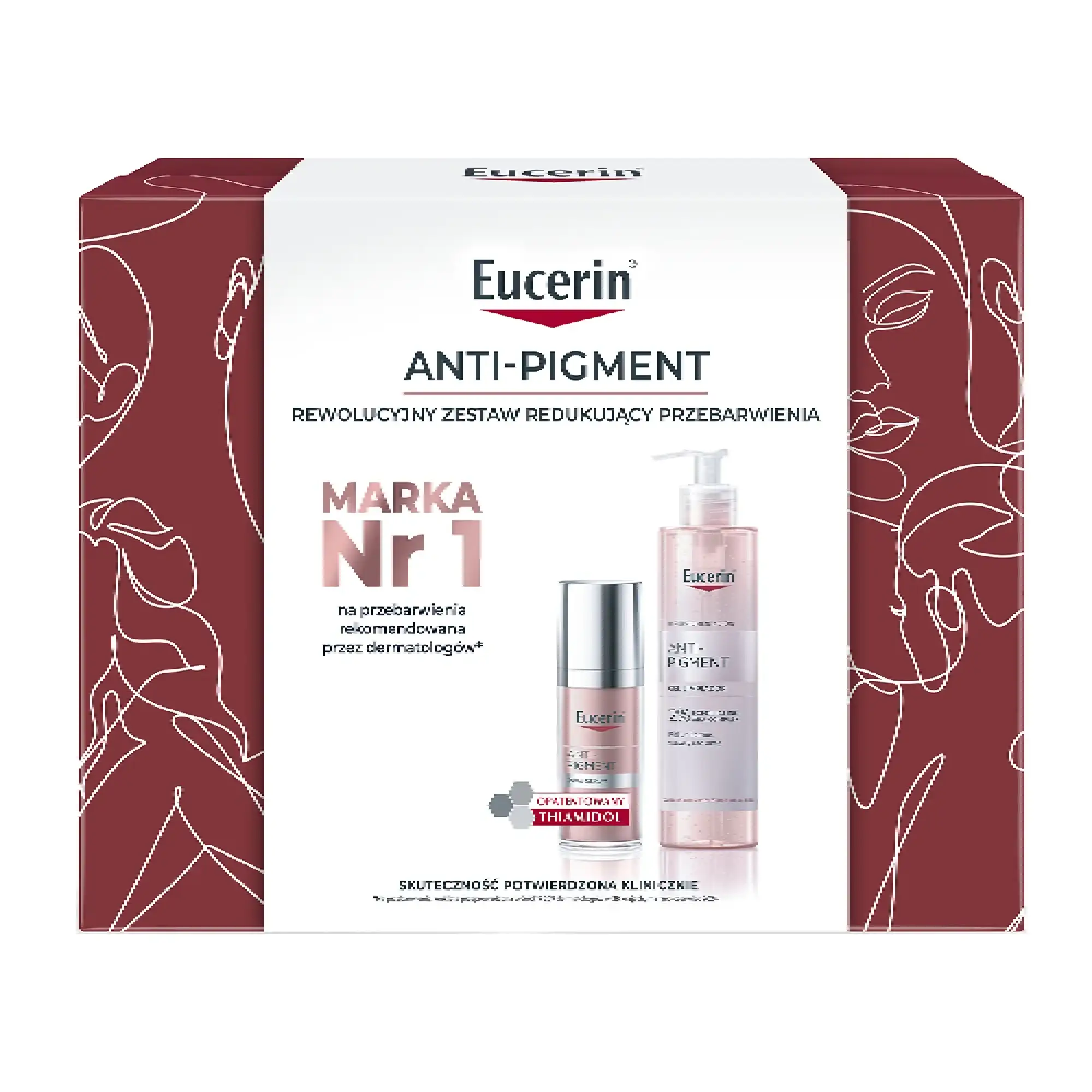 Eucerin Zestaw Anti-Pigment, Serum o podwójnym działaniu, 30 ml + Żel oczyszczający, 400 ml zdjęcie
