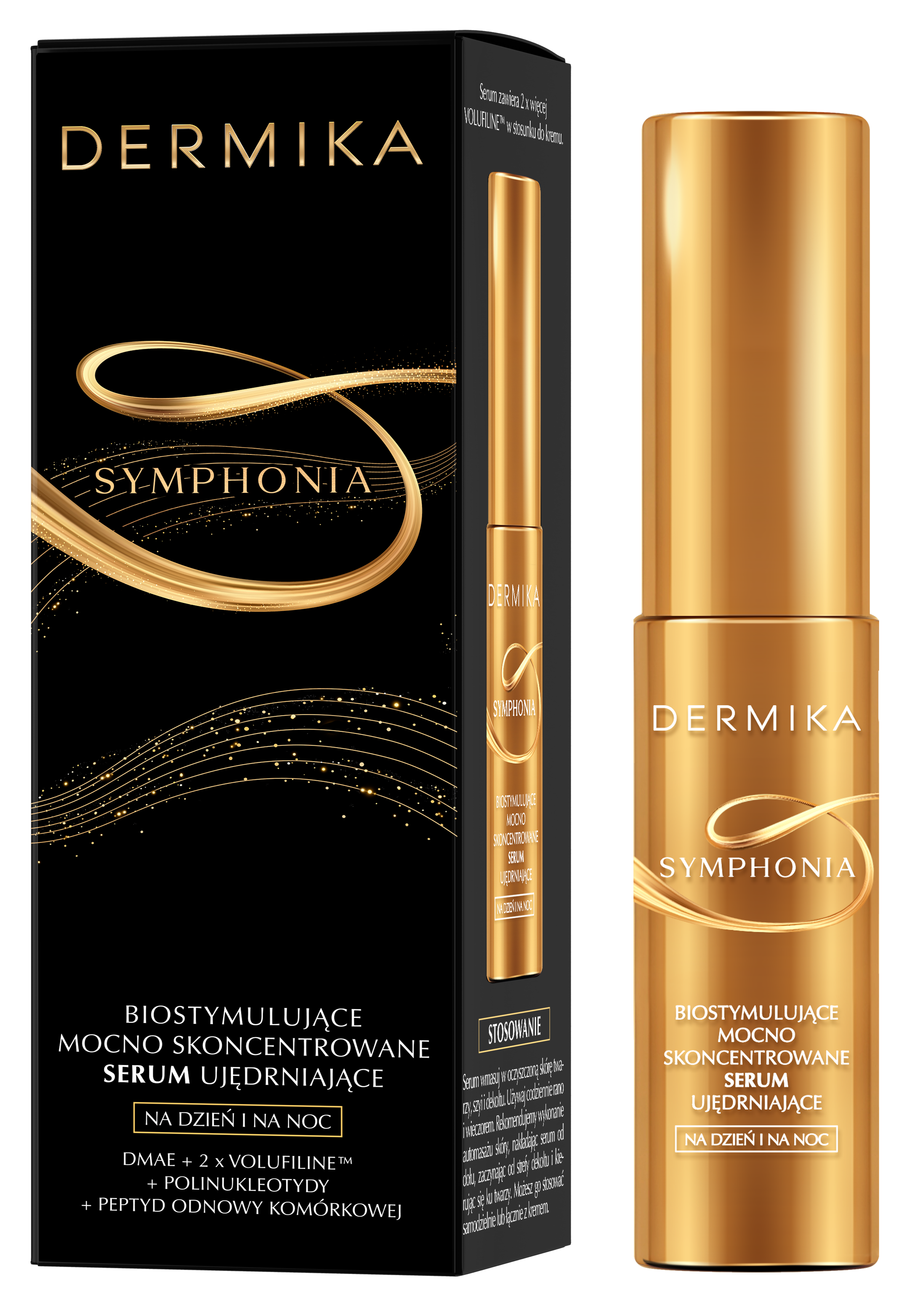 Dermika Symphonia Biostymulujące Mocno Skoncentrowane Serum ujędrniające na dzień i noc, 50 ml