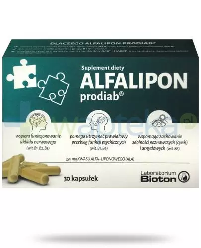 Alfalipon Prodiab 30 kapsułek  zdjęcie