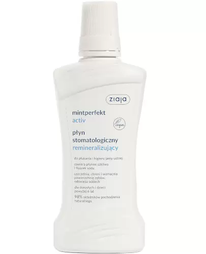 Ziaja MintPerfekt Activ płyn do płukania jamy ustnej remineralizujący 500 ml zdjęcie