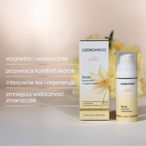 Uzdrovisco Lipid Essence, Krem barierowy i regenerujący, 50 ml