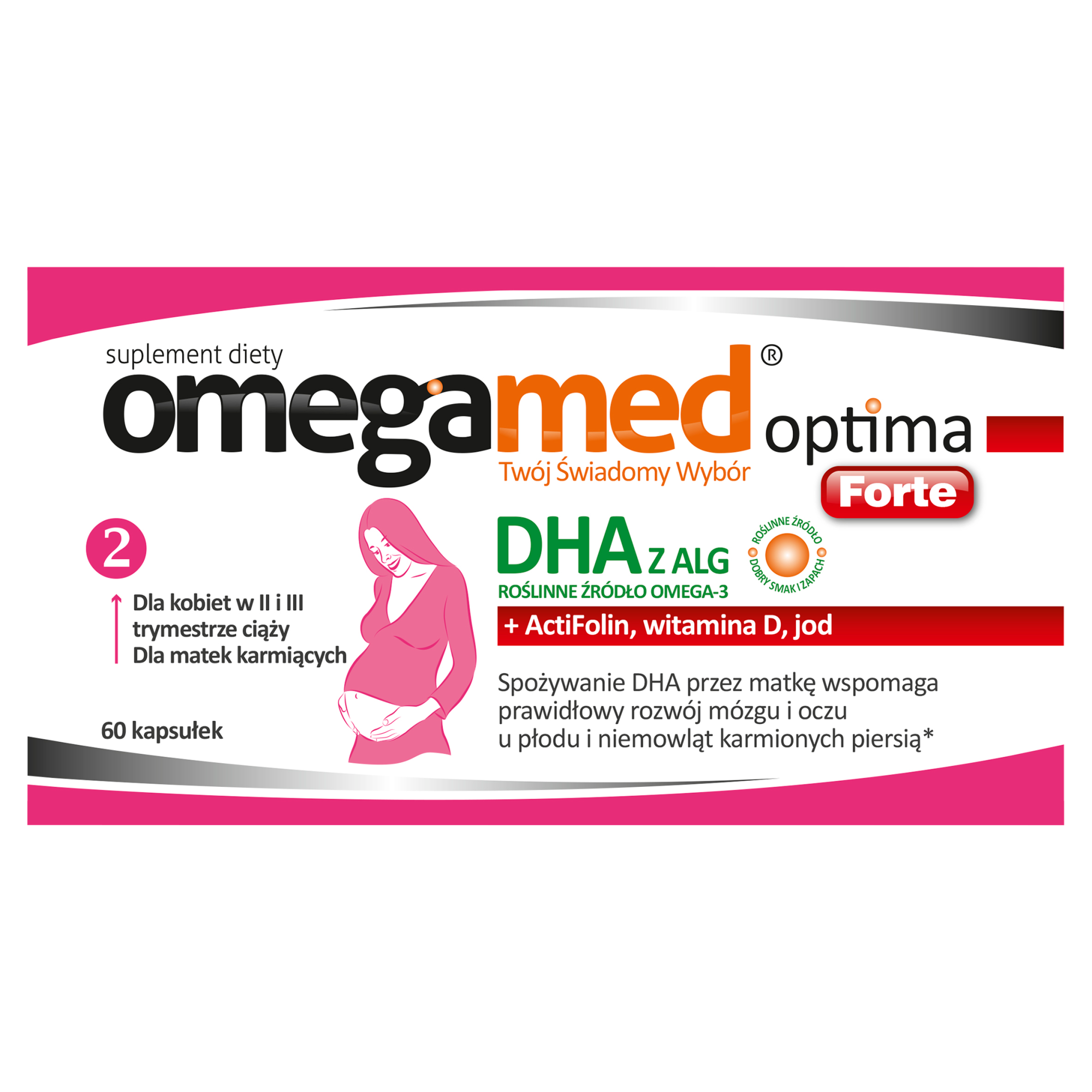 Omegamed Optima Forte DHA 60 kapsułek zdjęcie