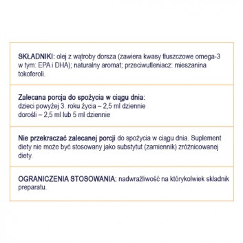 Naturell Omega-3 Uczeń 150 ml