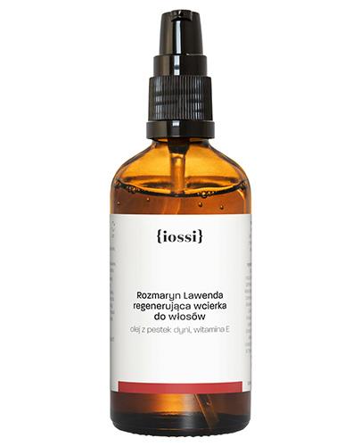 Iossi Rozmaryn Lawenda. Regenerująca wcierka do włosów Olej z pestek dyni, witamina E, 100 ml zdjęcie