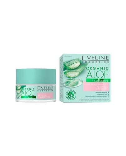 Eveline Organic Aloe + Collagen Krem-żel do twarzy, 50 ml zdjęcie