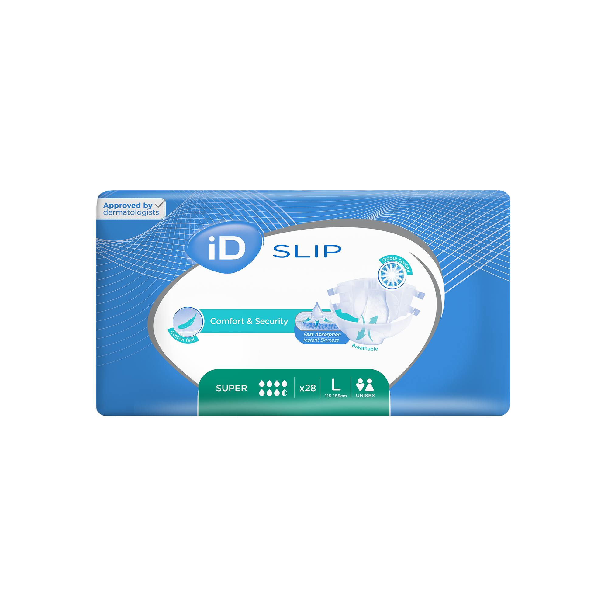 Pieluchomajtki iD Slip Super L, 28 sztuk zdjęcie