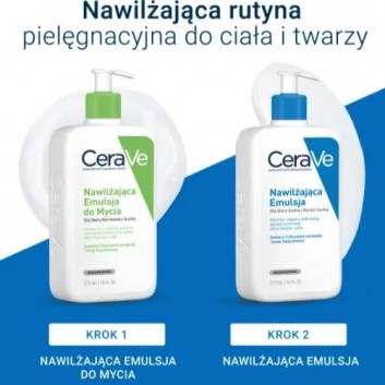 CERAVE, nawilżająca emulsja do twarzy i ciała do skóry suchej i bardzo suchej, 236 ml
