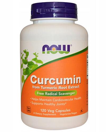 Now Foods Curcumin - 120 kaps. - Na odporność i wsparcie układu trawiennego - cena, opinie, właściwości  zdjęcie