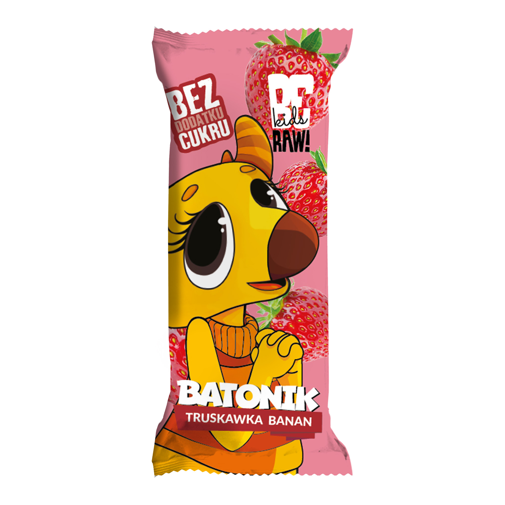BeRAW Kids Baton, truskawka banan, 25 g zdjęcie