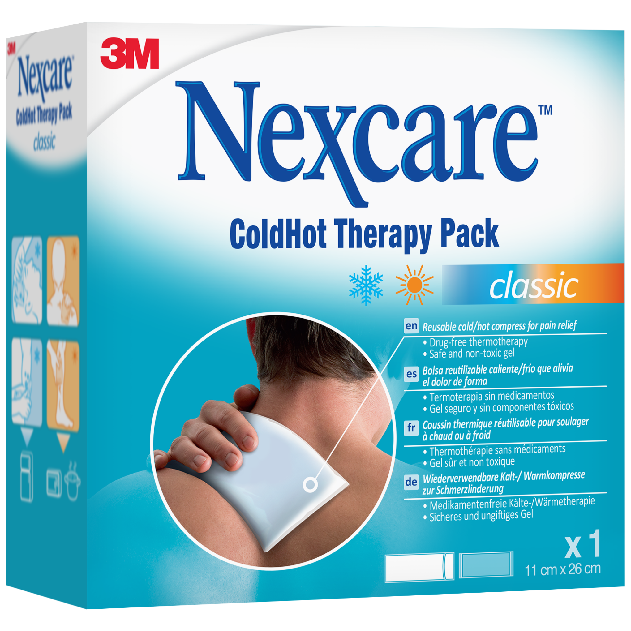Nexcare ColdHot Therpay Pack Classic zimno-ciepły okład 11cm x 26cm 1 sztuka