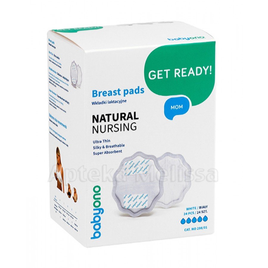 Babyono wkładki laktacyjne Natural Nursing 24 sztuki [298/01]