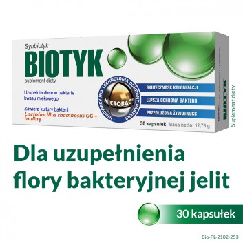 Biotyk 0,4 g 30 kapsułek