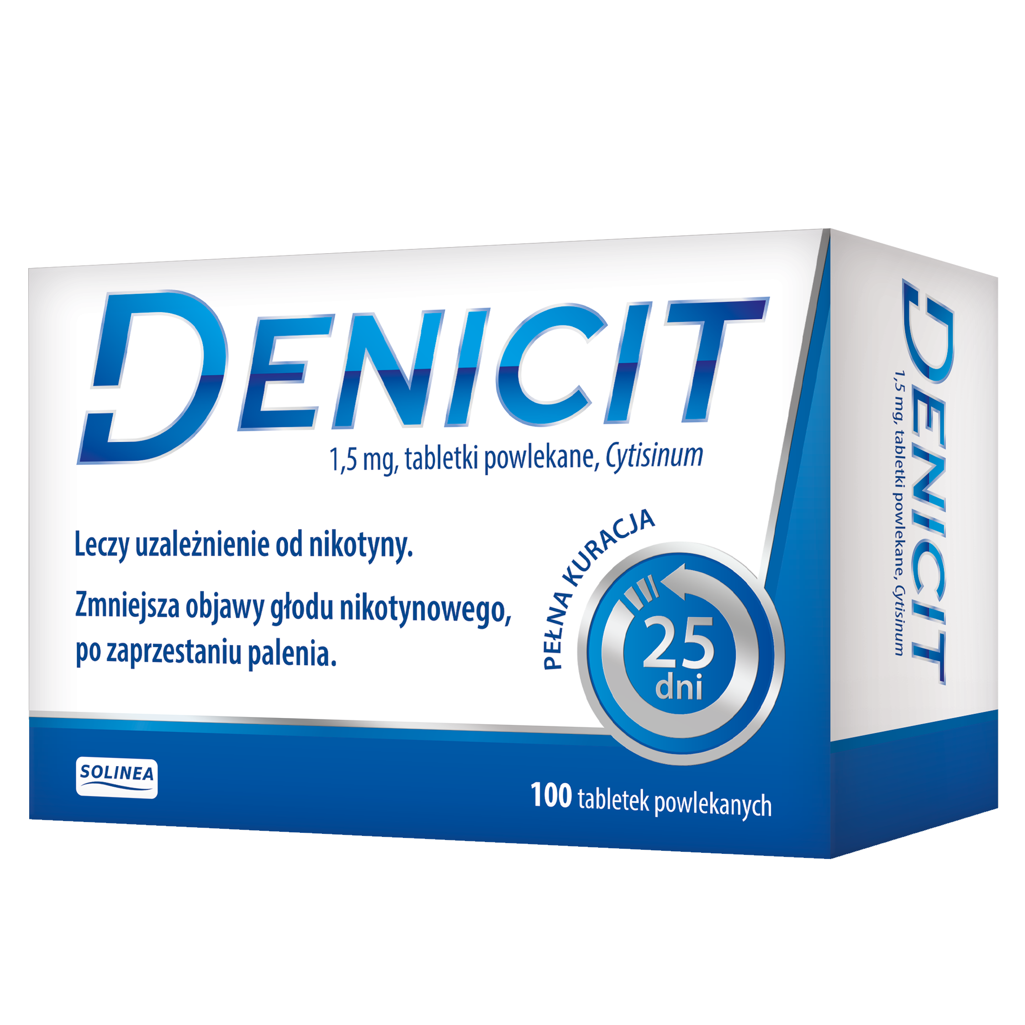Denicit 1,5 mg 100 tabletek powlekanych zdjęcie