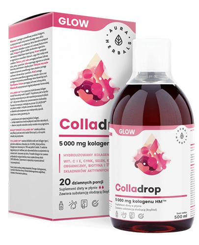 Aura Herbals Colladrop Glow 5000 mg kolagenu HM, 500 ml zdjęcie