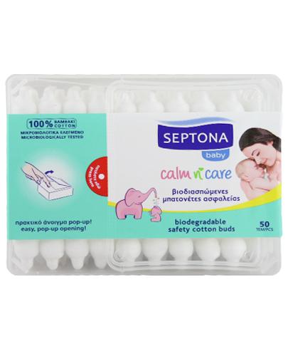 Septona Baby patyczki papierowe dla dzieci 50 sztuk zdjęcie