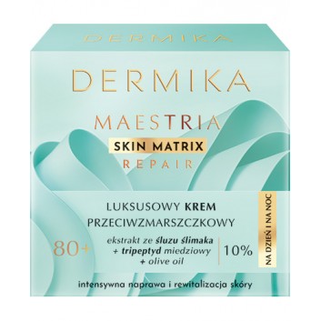 DERMIKA MAESTRIA Luksusowy krem przeciwzmarszczkowy 80+ na dzień i na noc, 50 ml