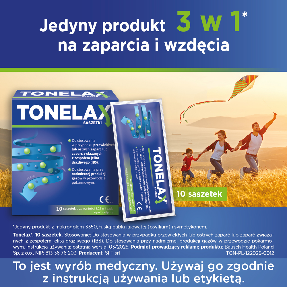 Tonelax, saszetki, 10 sztuk