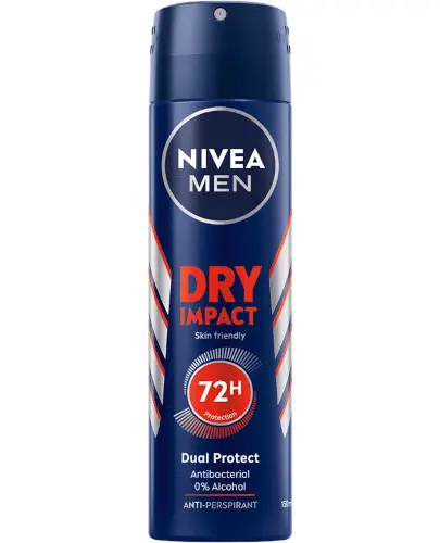 Nivea Men Dry Impact antyperspirant w spray'u 150 ml zdjęcie
