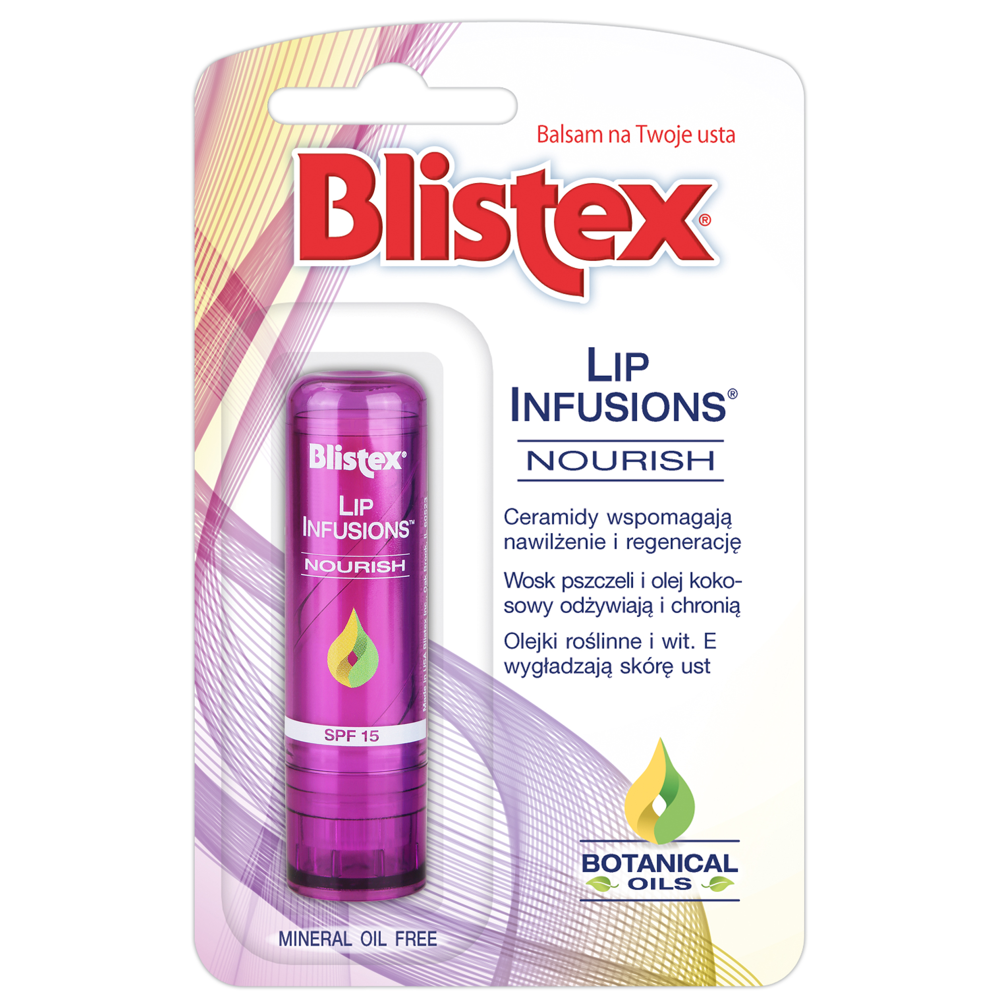 BLISTEX NOURISH Balsam do ust SPF 15, 3,7 g  zdjęcie