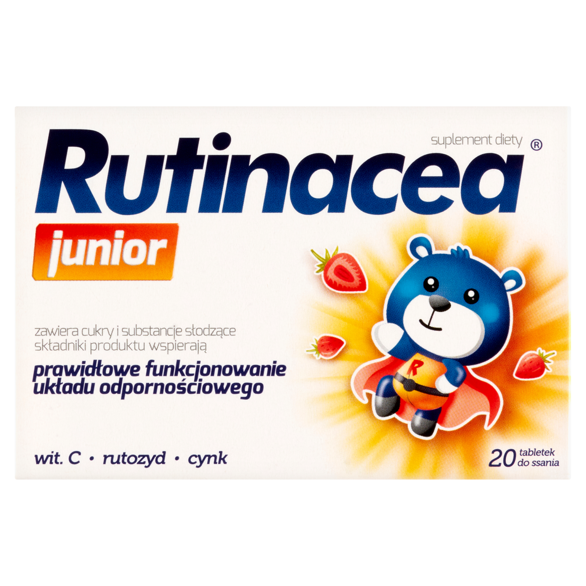 Rutinacea Junior, tabletki do ssania, 20 sztuk zdjęcie