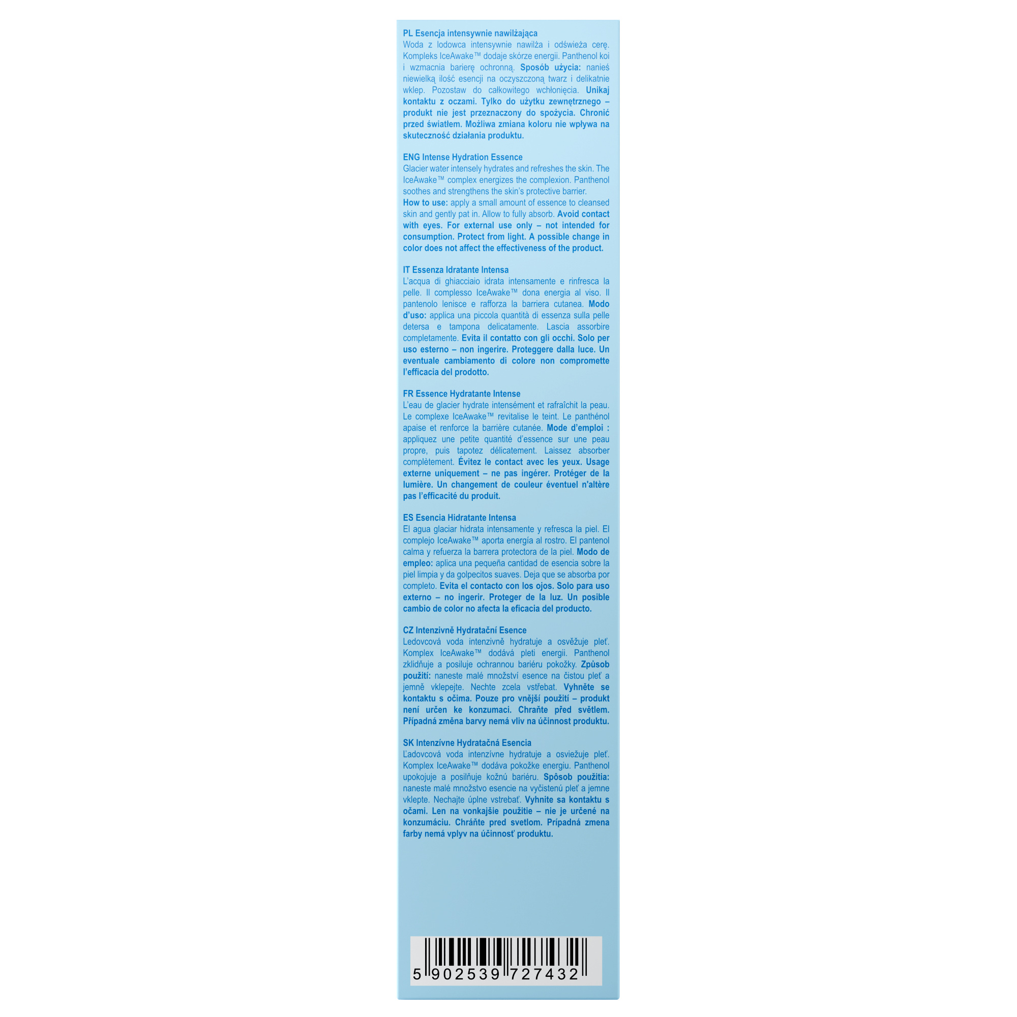 Nacomi Glacier Skin Drink-Intense Hydration Essence, 200 ml