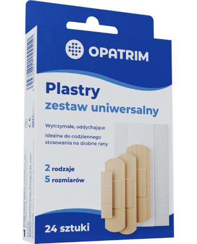 Opatrim Plastry zestaw uniwersalny, 24 sztuki zdjęcie