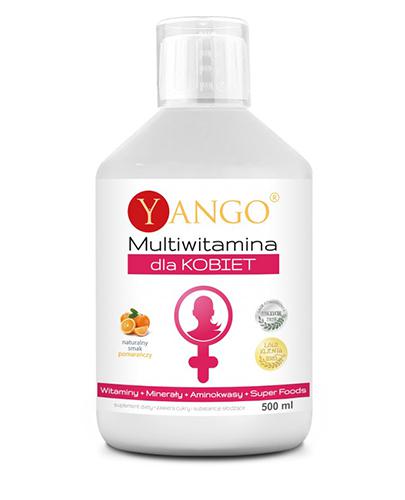 Yango Multiwitamina dla kobiet Smak pomarańczowy - 500 ml - cena, opinie, wskazania zdjęcie