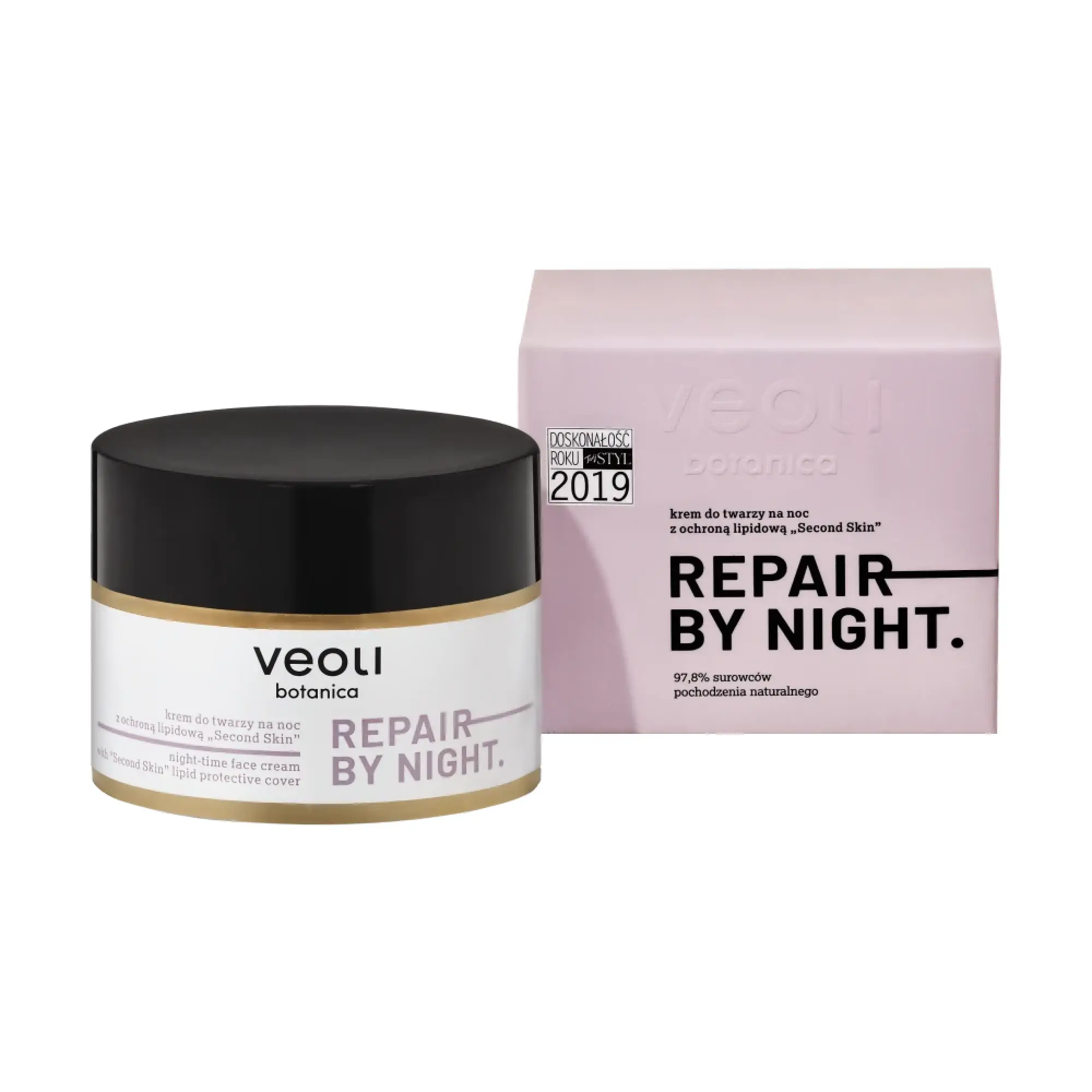 Veoli Botanica, krem do twarzy na noc z ochroną lipidową, 50 ml zdjęcie