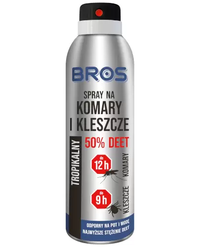 Bros tropikalny spray na komary i kleszcze 50% DEET 180 ml zdjęcie