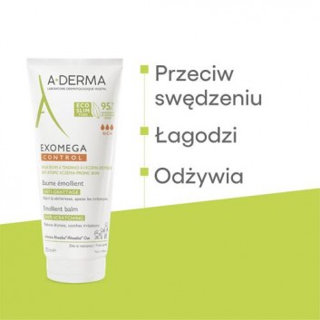 A-Derma Exomega Control balsam emolient przeciw drapaniu 200 ml