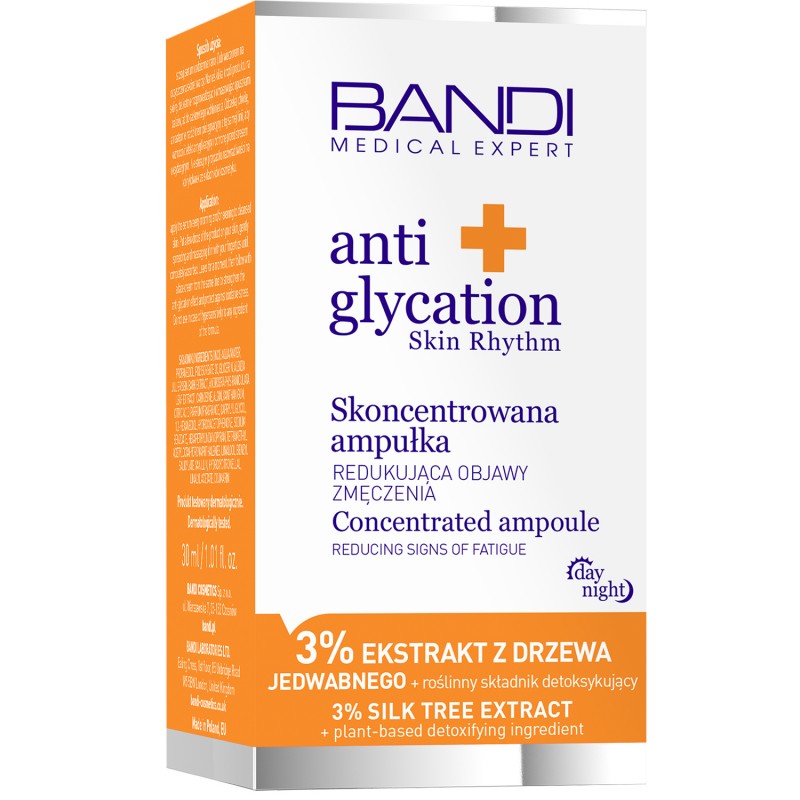 BANDI anti glycation skin rhythm  Skoncentrowana ampułka redukująca oznaki zmęczenia, 30 ml