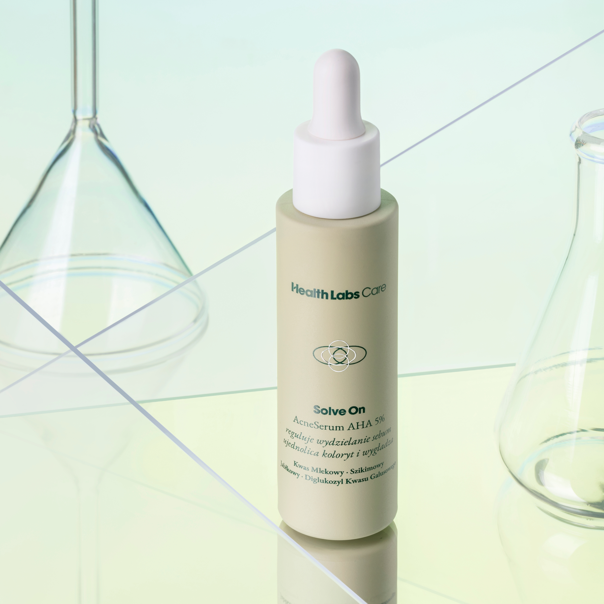 Health Labs Care, Solve On AcneSerum AHA 5%, 30 ml