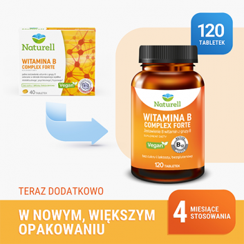 Naturell Witamina B Complex Forte 120 tabletek