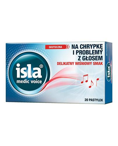 Isla Medic Voice Na chrypkę i problemy z głosem - 20 past. - cena, opinie, stosowanie zdjęcie
