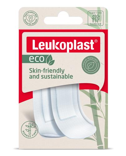 Leukoplast ECO, ekologiczny plaster z opatrunkiem 12 x 19 x 72 mm + 8 x 38 x 72 mm, 20 sztuk zdjęcie