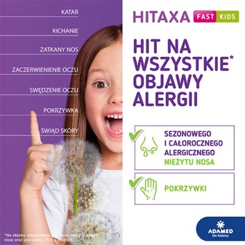 Hitaxa Fast Kids 0,5 mg/ml roztwór doustny 60 ml