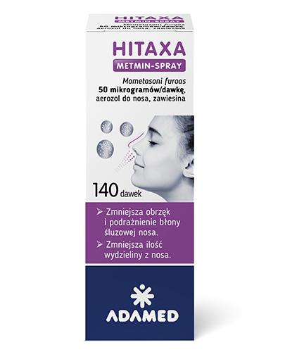 Hitaxa Metmin-Spray, 140 dawek. Na alergię, cena, wskazania, właściwości zdjęcie