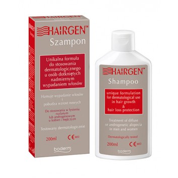 HAIRGEN Szampon do stosowania w łysieniu rozlanym lub androgenowym u kobiet i mężczyzn, 200 ml