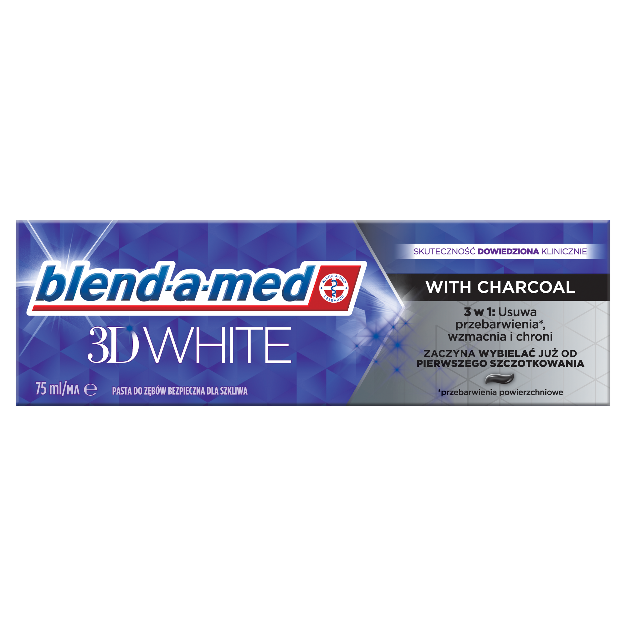 Blend-a-med Charcoal Pasta do zębów, 75 ml zdjęcie