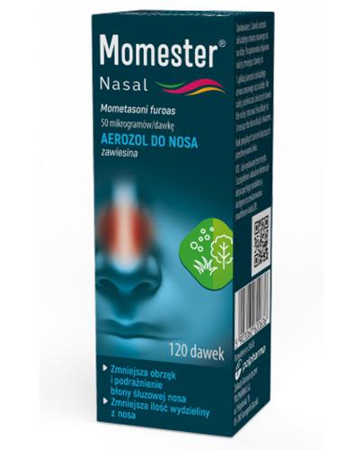 Momester Nasal Aerozol do nosa zawiesina 50 mcg, 120 dawek zdjęcie